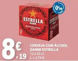 E.Leclerc Cerveja com álcool damm estrella promoção