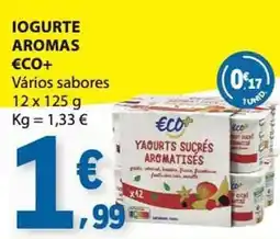 E.Leclerc Iogurte aromas eco+ promoção