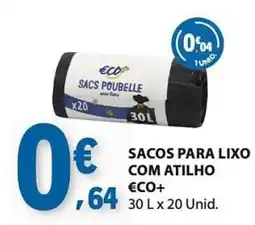 E.Leclerc Sacos para lixo com atilho eco+ promoção