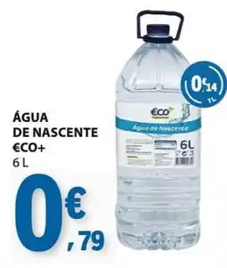 E.Leclerc Água de nascente eco+ promoção