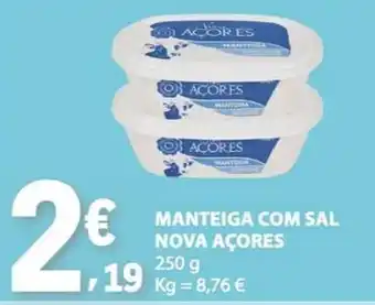 E.Leclerc Manteiga com sal nova açores promoção