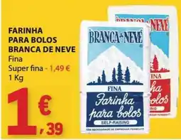 E.Leclerc Farinha para bolos branca de neve promoção