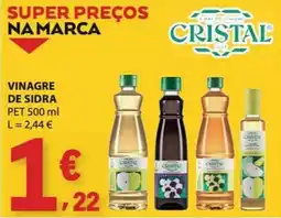 E.Leclerc vinagre de sidra cristal promoção