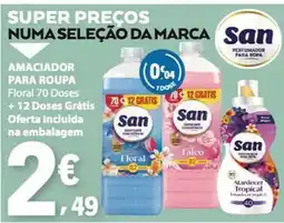 E.Leclerc Amaciador para roupa san floral promoção