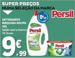 E.Leclerc Detergente máquina roupa gel sabão azul e branco persil promoção