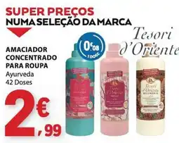 E.Leclerc Amaciador concentrado para roupa Ayurveda promoção