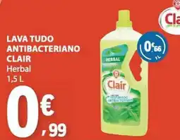 E.Leclerc Lava tudo antibacteriano clair herbal promoção