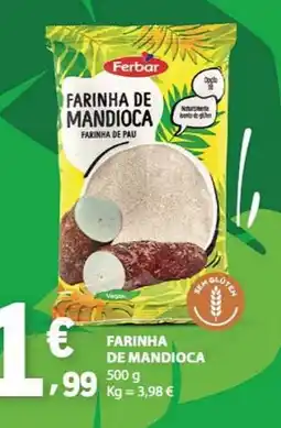 E.Leclerc Farinha de mandioca ferbar promoção