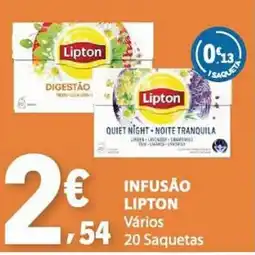 E.Leclerc Infusão lipton vários promoção