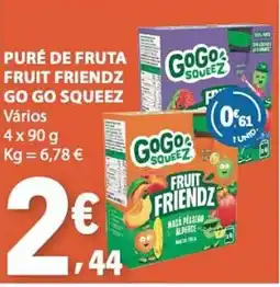 E.Leclerc Go Go Squeez Fruit Friendz promoção