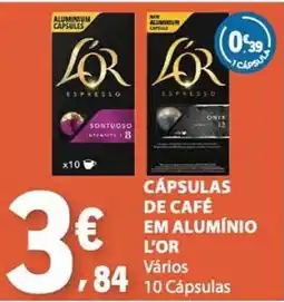 E.Leclerc Cápsulas de café em alumínio l'or promoção