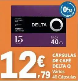 E.Leclerc Cápsulas de café delta q promoção