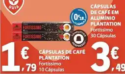 E.Leclerc Cápsulas de café plantation fortíssimo promoção