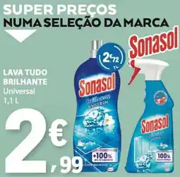 E.Leclerc sonasol lava tudo brilhante universal promoção