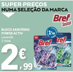 E.Leclerc Bref bloco sanitário power activ lavanda promoção
