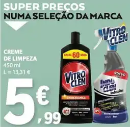 E.Leclerc creme de limpeza vitro clen promoção
