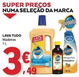 E.Leclerc Lava tudo pronto madeiras promoção