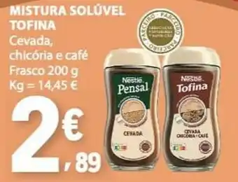 E.Leclerc Mistura solúvel tofina promoção
