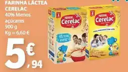 E.Leclerc Farinha láctea cerelac promoção