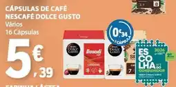 E.Leclerc Cápsulas de café nescafé dolce gusto promoção