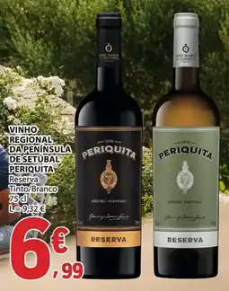 E.Leclerc vinho regional da península de setúbal periquita promoção