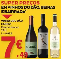 E.Leclerc vinho doc dão cabriz promoção