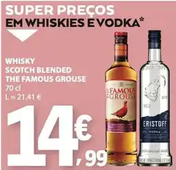 E.Leclerc whisky scotch blended the famous grouse promoção