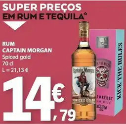 E.Leclerc Captain Morgan Spiced gold promoção