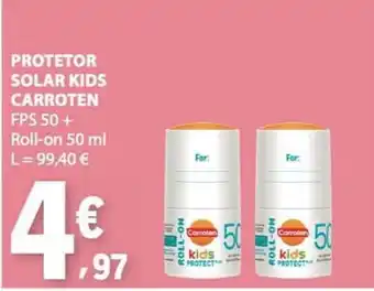 E.Leclerc protetor solar kids carroten promoção