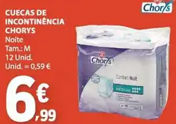 E.Leclerc Cuecas de incontinência chorys promoção