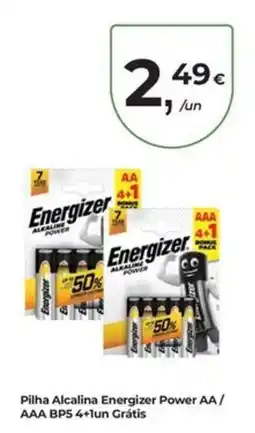 Aqui é fresco Pilha Alcalina Energizer Power AA / AAA promoção