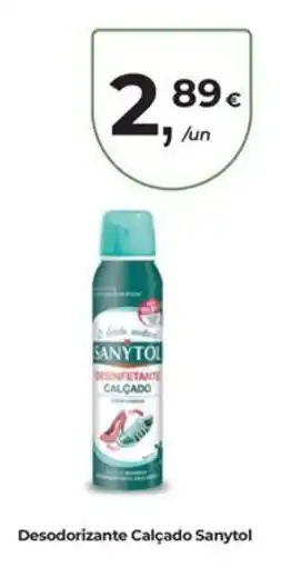 Aqui é fresco Desodorizante Calçado Sanytol promoção