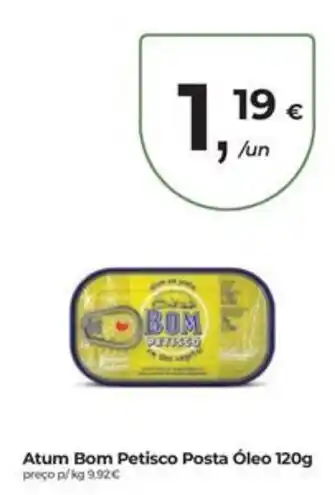 Atum Bom Petisco Posta Óleo