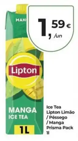 Aqui é fresco Lipton manga ice tea promoção
