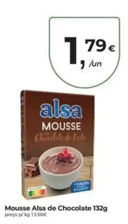 Aqui é fresco Mousse Alsa de Chocolate promoção
