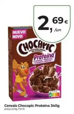 Aqui é fresco Cereais Chocapic Proteína promoção