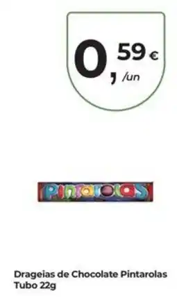 Aqui é fresco Drageias de Chocolate Pintarolas promoção