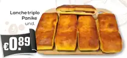 Bolama Lanche triplo Panike und. promoção