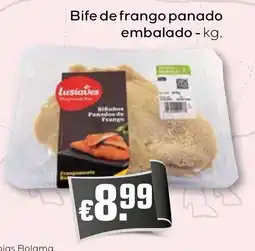 Bolama Bife de frango panado embalado promoção