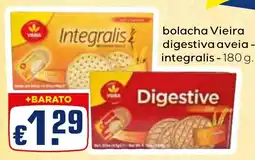 Bolama bolacha vieira digestiva aveia - integralis promoção