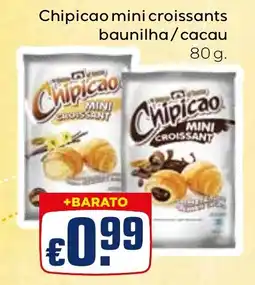 Bolama Chipicao mini croissants baunilha/cacau promoção