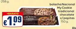 Bolama bolacha nacional my cookie tradicional chocolate c/pepitas promoção