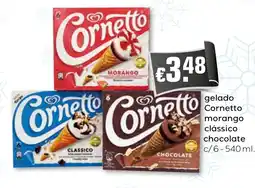 Bolama Cornetto gelado promoção