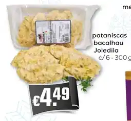 Bolama pataniscas bacalhau joledila promoção