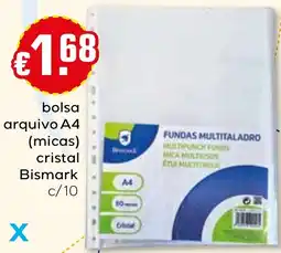 Bolama bolsa arquivo a4 (micas) cristal bismark promoção