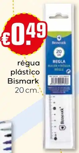 Bolama régua plástico bismark promoção