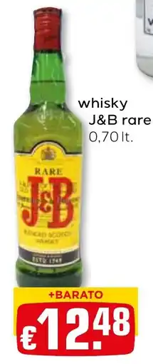 Bolama whisky J&B rare promoção