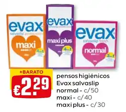 Bolama evax pensos higiênicos promoção