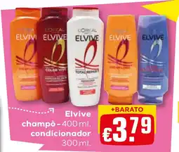 Bolama Elvive champô - 400 ml. condicionador 300 ml. promoção