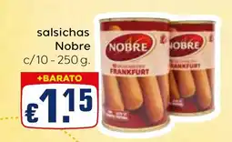 Bolama salsichas nobre promoção